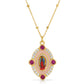 Our Lady Guadalupe Necklace - Pink
