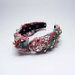 Jacquard Geode Embellished Knot Headband